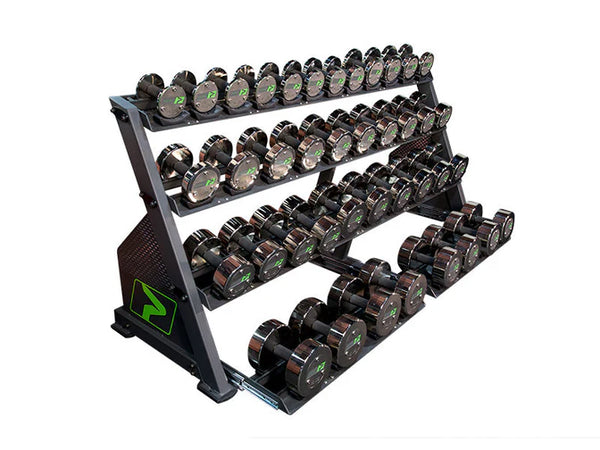 PRIME 4-TIER DUMBBELL RACK - Revenge Fitness