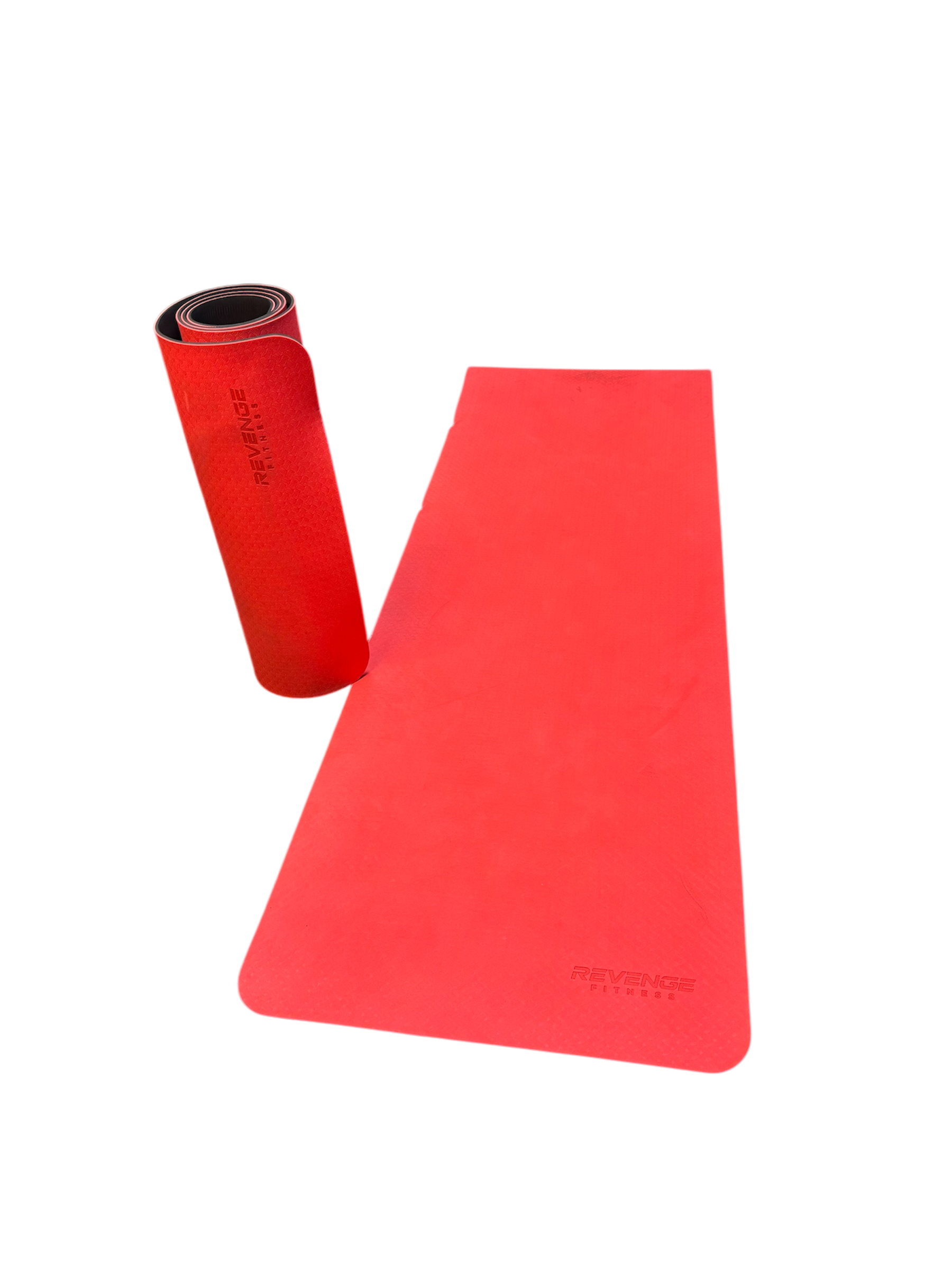 REV Premium Yoga Mat 6mm (red/black)